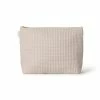 Chalk UK Large Waffle Wash Bag - Stone 1 Chalk UK Large Waffle Wash Bag - Stone