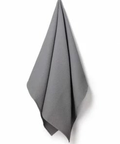 Chalk UK Waffle Throw - Light Grey