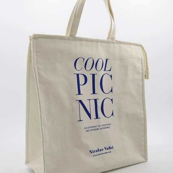 Nicolas Vahé Cooler Bag Picnic In Off White 2 Nicolas Vahé Cooler Bag Picnic In Off White