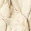 Chalk UK Cotton Knit Blanket - Cream 1 Chalk UK Cotton Knit Blanket - Cream