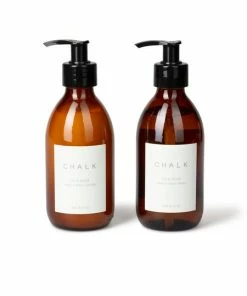 Chalk UK Amber Glass Hand And Body Lotion - Fig & Olive