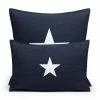 Chalk UK Navy Cushion - Natural Fibre: Star