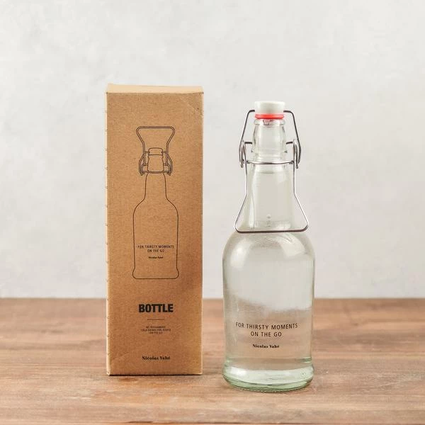 Nicolas Vahé Glass Bottle With Patent Plug 4 Nicolas Vahé Glass Bottle With Patent Plug