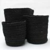 Chalk UK Black Jute Storage Basket Small