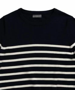 Chalk UK Jane Jumper Navy Ecru