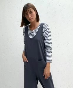 Chalk UK Charcoal Bev Jumpsuit