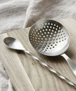 Nicolas Vahé Cocktail Kit Twisted Mixing Spoon And Strainer