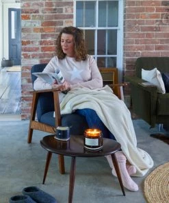 Chalk UK Cotton Knit Blanket - Cream