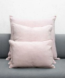 Chalk UK Pink Cushion - Natural Fibre