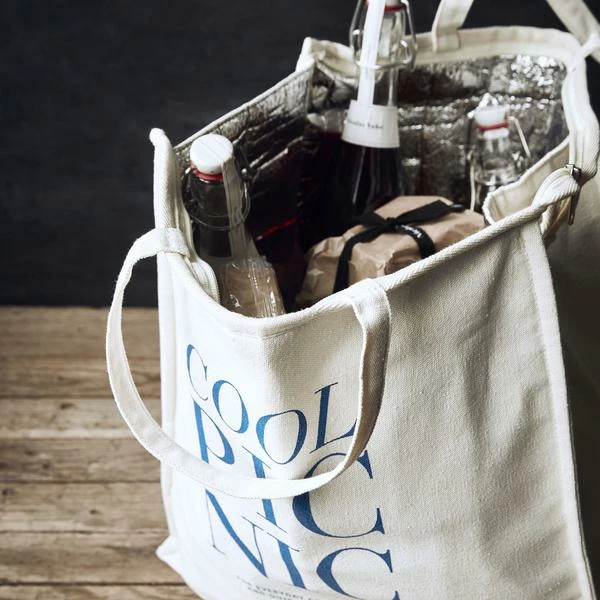 Nicolas Vahé Cooler Bag Picnic In Off White 5 Nicolas Vahé Cooler Bag Picnic In Off White