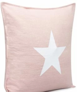 Chalk UK Star Cushion In Pink
