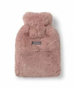 Chalk UK Teddy Hot Water Bottle Dusky Pink
