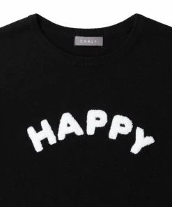 Chalk UK Happy Jumper Black