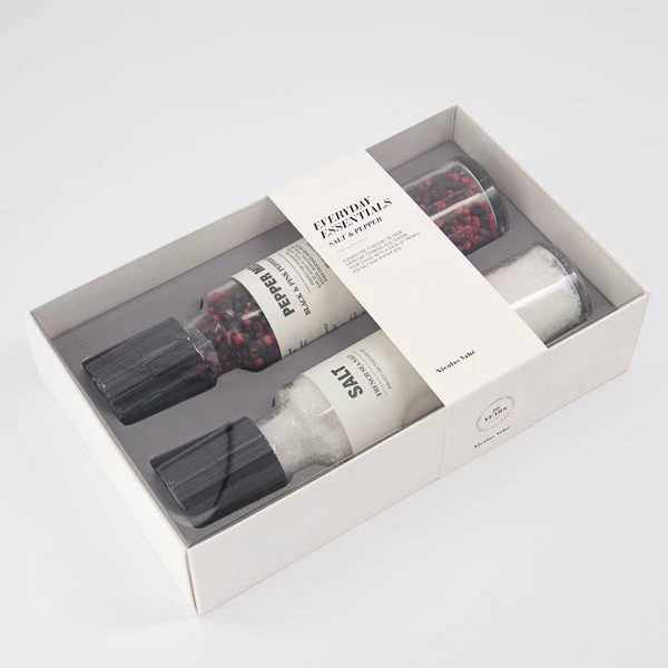 Nicolas Vahé Gift Box Sea Salt & Pepper, Everyday Essentials 6 Nicolas Vahé Gift Box Sea Salt & Pepper, Everyday Essentials