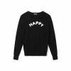 Chalk UK Happy Jumper Black