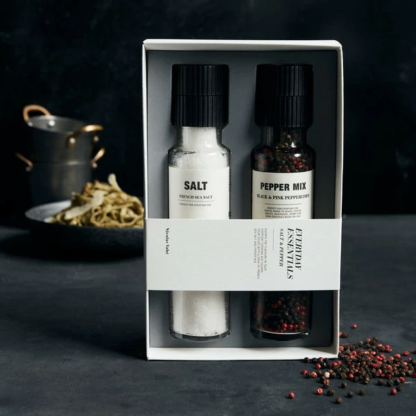 Nicolas Vahé Gift Box Sea Salt & Pepper, Everyday Essentials 5 Nicolas Vahé Gift Box Sea Salt & Pepper, Everyday Essentials
