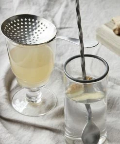 Nicolas Vahé Cocktail Kit Twisted Mixing Spoon And Strainer