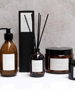 Chalk UK 100 Ml Black Pomegranate Amber Glass Diffuser