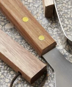 Nicolas Vahé BBQ Tool Set Acacia Wood 8 Nicolas Vahé BBQ Tool Set Acacia Wood