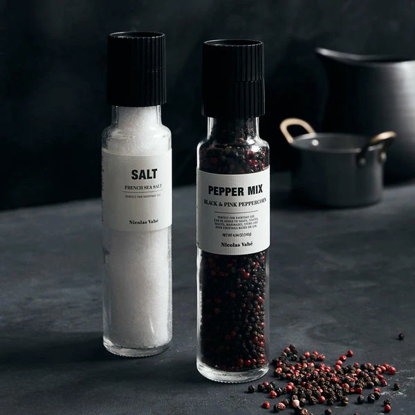 Nicolas Vahé Gift Box Sea Salt & Pepper, Everyday Essentials 3 Nicolas Vahé Gift Box Sea Salt & Pepper, Everyday Essentials