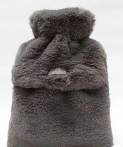 Chalk UK Teddy Hot Water Bottle Charcoal