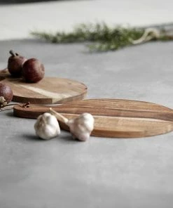 Nicolas Vahé Cutting Boards Set Of 2 In Acacia Wood