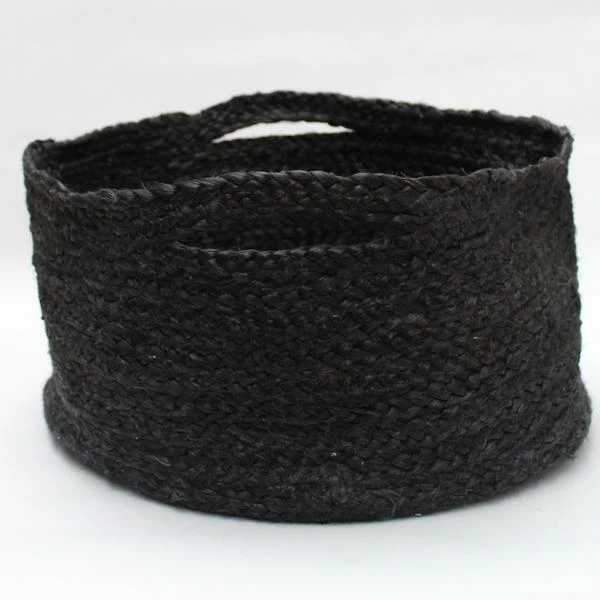 Chalk UK Jute Floor Baskets Black 3 Chalk UK Jute Floor Baskets Black