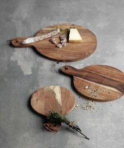 Nicolas Vahé Cutting Boards Set Of 2 In Acacia Wood