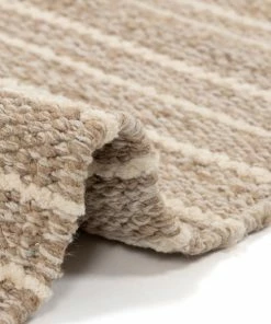 Chalk UK Cotton and Jute Striped Rug 130 X 70cm