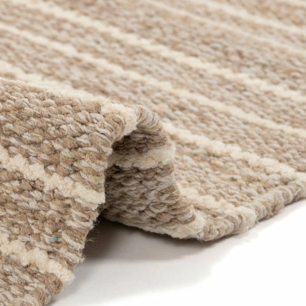 Chalk UK Cotton and Jute Striped Rug 130 X 70cm 3 Chalk UK Cotton and Jute Striped Rug 130 X 70cm