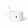 Chalk UK White Grey Star Mug