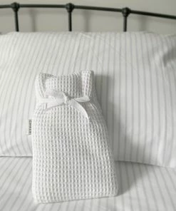 Chalk UK White Waffle Cover Hot Water Bottle 9 Chalk UK White Waffle Cover Hot Water Bottle