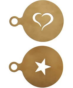 Nicolas Vahé Set of 2 Gold Coffee Stencil