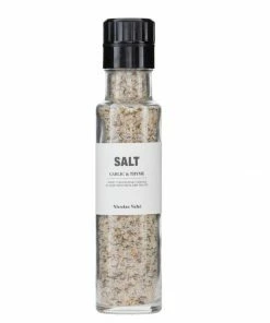 Nicolas Vahé Salt Garlic and Thyme in Mill