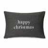Chalk UK Happy Christmas Cushion Charcoal White 2 Chalk UK Happy Christmas Cushion Charcoal White