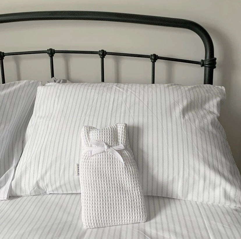 Chalk UK White Waffle Cover Hot Water Bottle 5 Chalk UK White Waffle Cover Hot Water Bottle