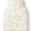 Chalk UK Off-White Faux Fur Hot Water Bottle