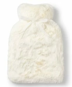Chalk UK Off-White Faux Fur Hot Water Bottle