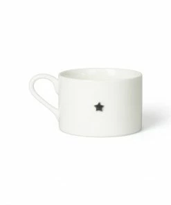 Chalk UK White Porcelain Star Mug