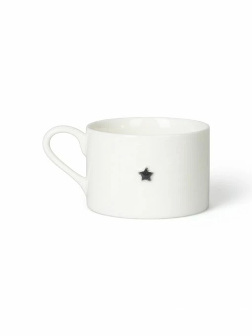 Chalk UK White Porcelain Star Mug