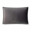 Chalk UK Charcoal Grey Velvet Rectangle Cushion
