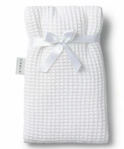 Chalk UK White Waffle Cover Hot Water Bottle