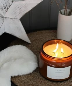 Chalk UK 96g Black Pomegranate Jar Candle