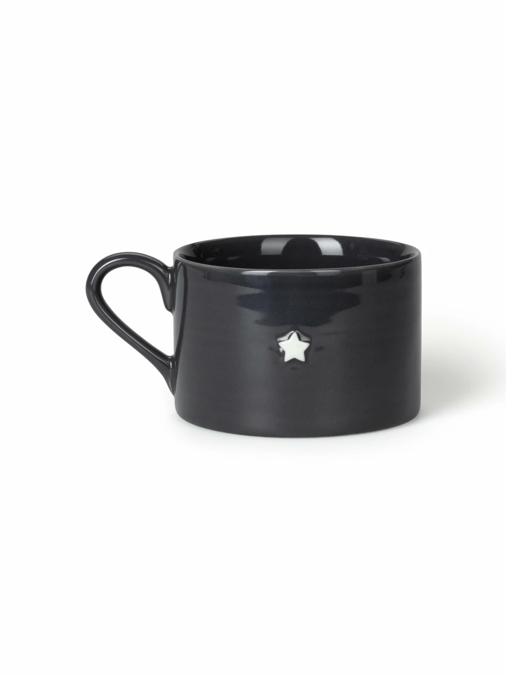 Chalk UK Charcoal Porcelain Star Mug 3 Chalk UK Charcoal Porcelain Star Mug