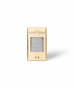 Chalk UK Light Grey Willow Wheat Waffle Wrap