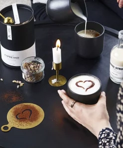 Nicolas Vahé Set of 2 Gold Coffee Stencil