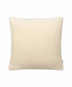 Chalk UK Off-White Sheepskin Square Cushion