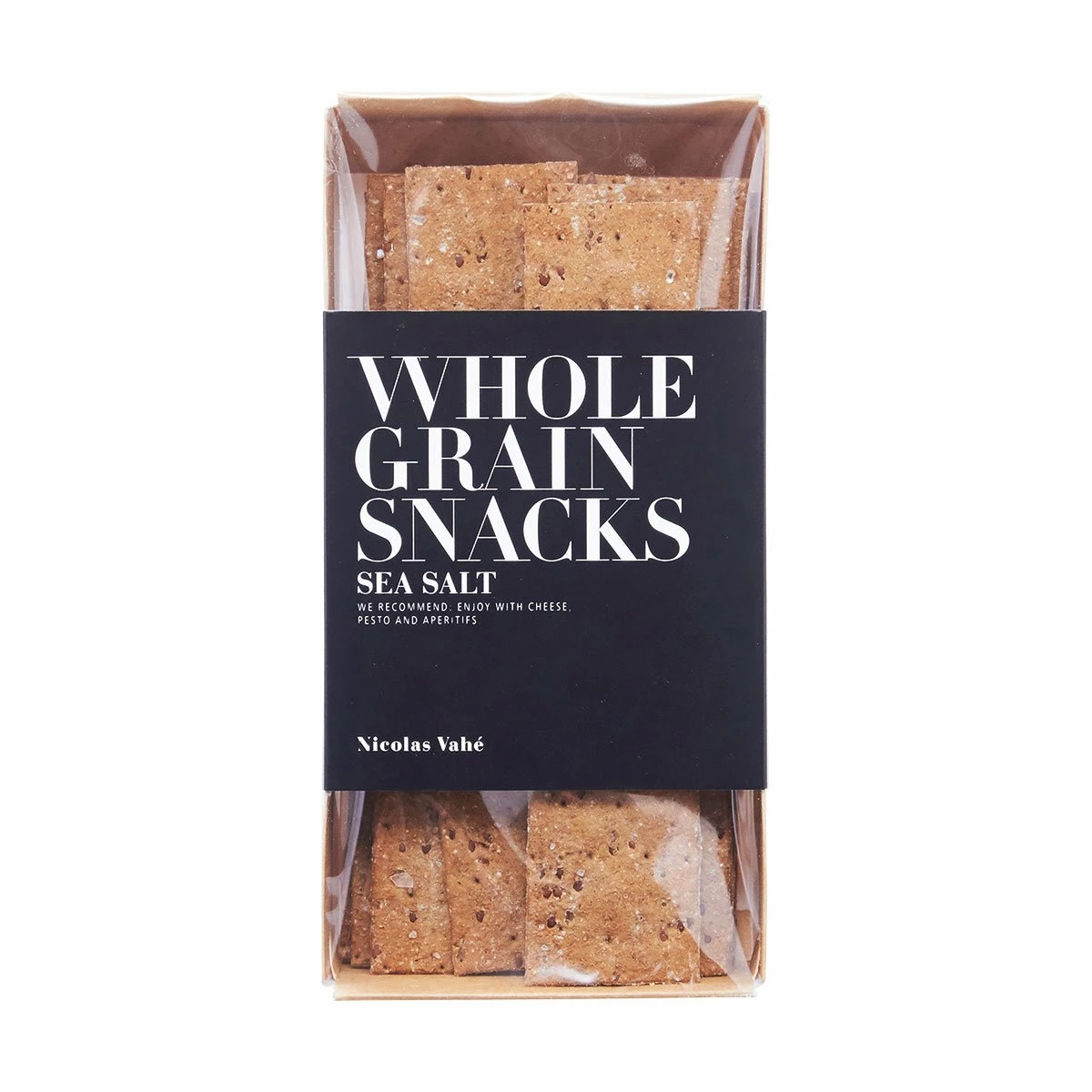 Nicolas Vahé Wholegrain Crackers - Sea Salt 3 Nicolas Vahé Wholegrain Crackers - Sea Salt