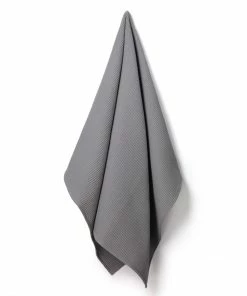Chalk UK Light Grey Waffle Throw